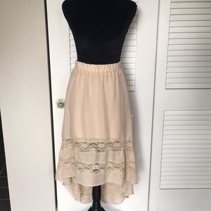 Charlotte Russe high low skirt